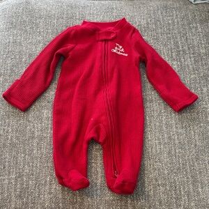 Carter's Bright Red Baby Footie Pajamas